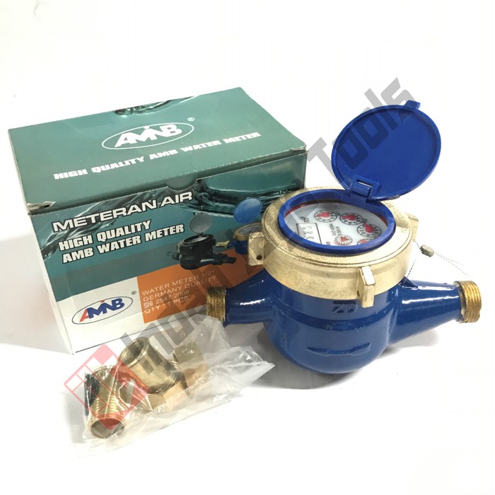 AMNB SNI Meteran Air Body Besi SNI 1/2 INCH