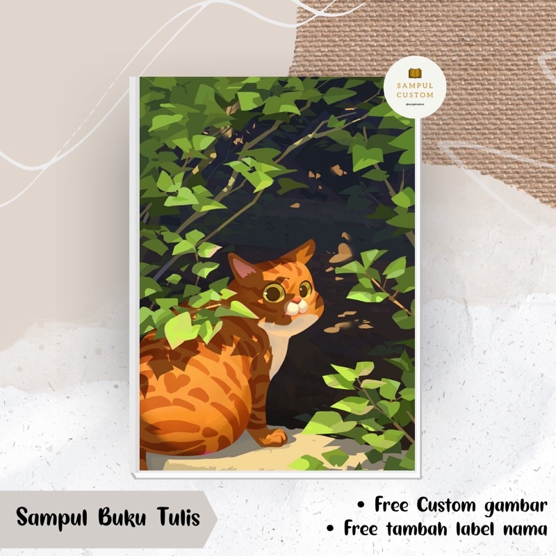 

( HARGA 1 LEMBAR MIN ORDER 5 LEMBAR ) SAMPUL BUKU CUSTOM