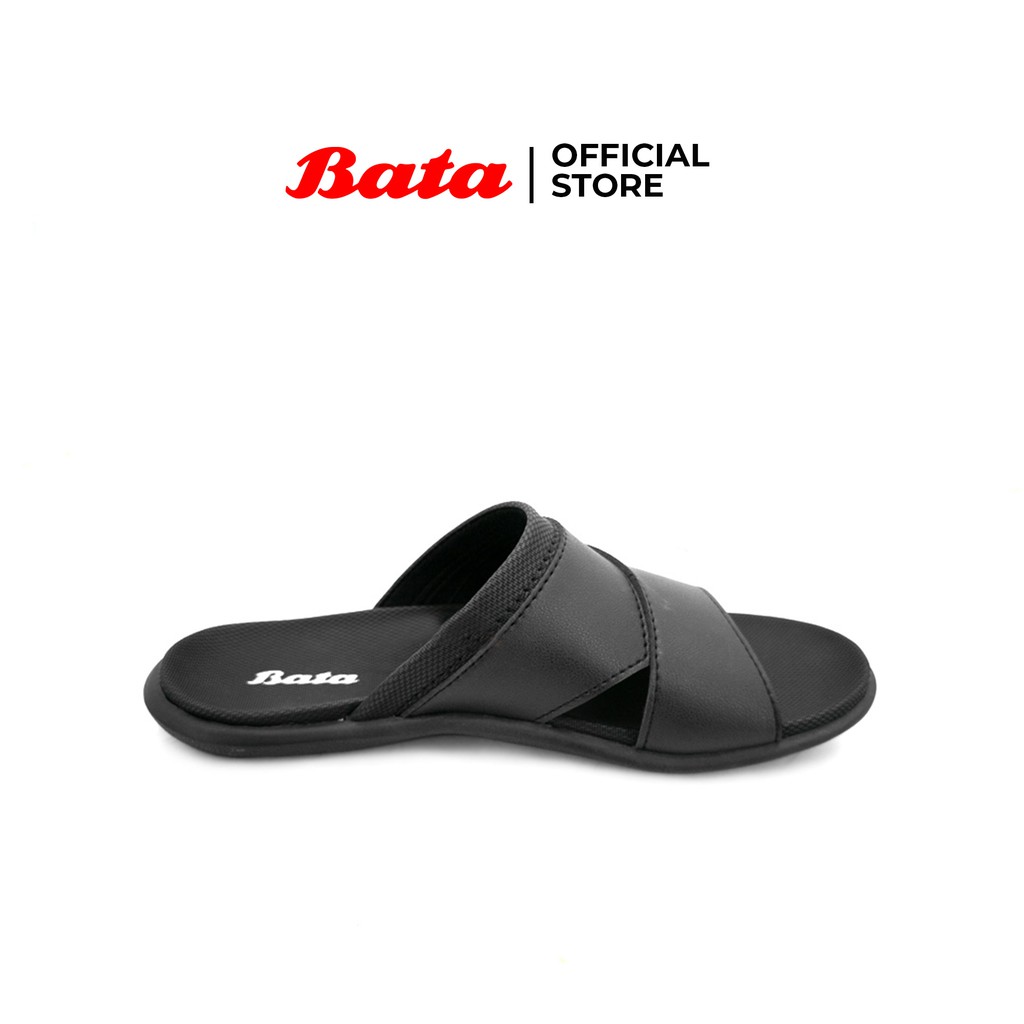 Bata Sandal Pria Skip Black - 8716197 / Ramayana Jatinegara