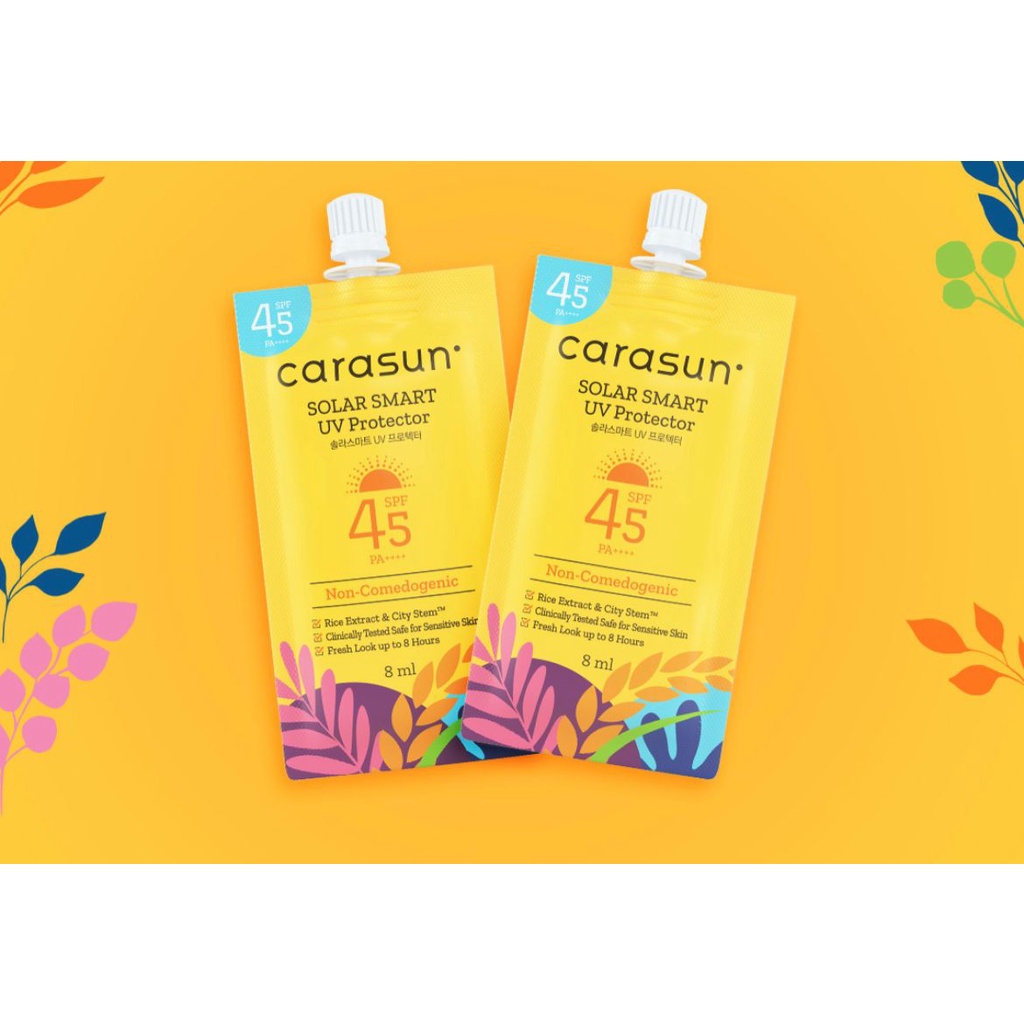 Carasun Solar Smart Sachet UV Protector Sunscreen Tabir Surya Sunblock
Wajah Muka Sunblok Ori BPOM Perawatan Kulit Wajah