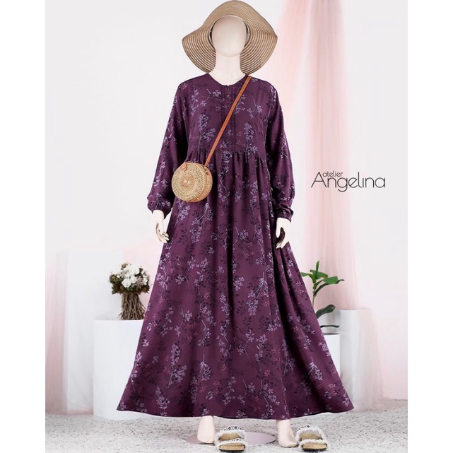 SARAH DRESS - WINTER FLORAL by Atelier Angelina