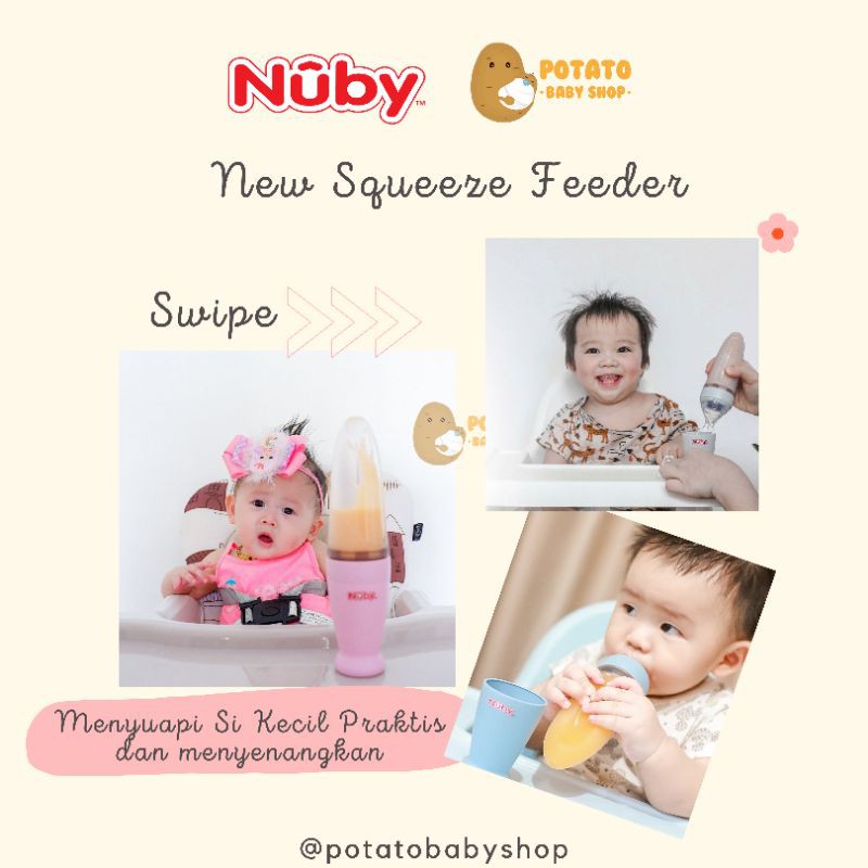 Nuby - All Silicone Squeeze Feeder