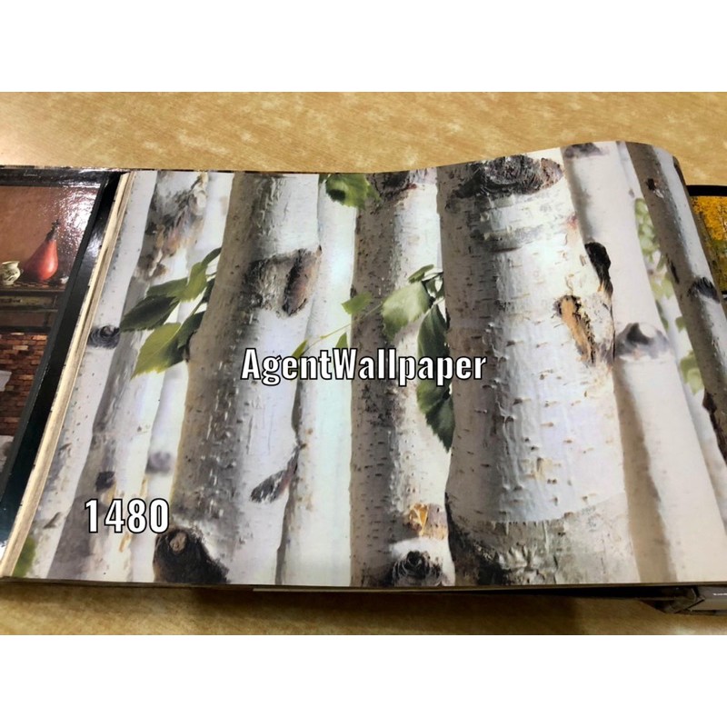 Wallpaper Dinding Murah Motif Pohon Pohon Rock 3D