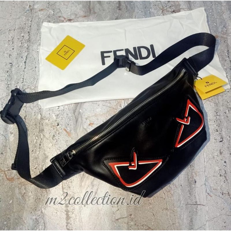 NEW BUMBAG FENDI Monster Red Eyes Belt Bag Premium Quality