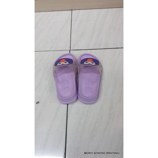  Sandal  selop  anak perempuan  TK DULUX 307D karakter ELMo sz 