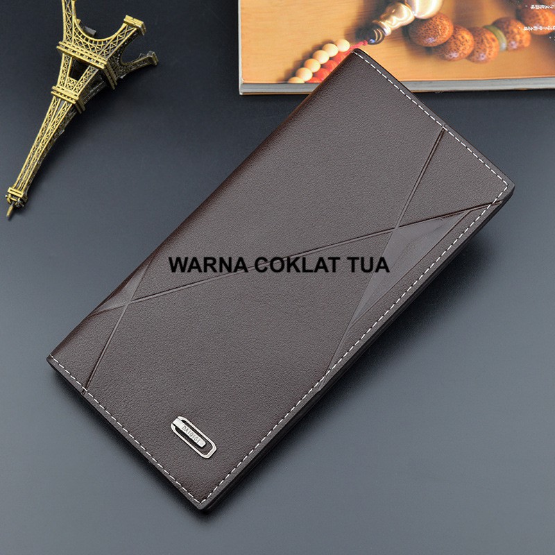 DOMPET PRIA TEBAL PANJANG ANIME TOKYO GHOUL ONE PIECE NARUTO LOVE LIVE ATTACK ON TITAN DOMPET 3088-3-COKELAT TUA