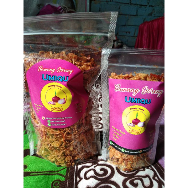 

Bawang goreng varian rasa pedas