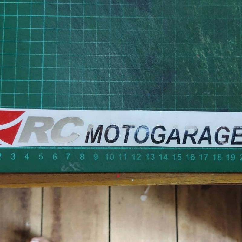 Sticker Cutting RC MOTO GARAGE
