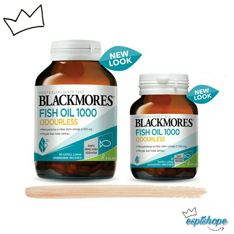 Blackmores Odourless Fish Oil 1000 mg Omega 3