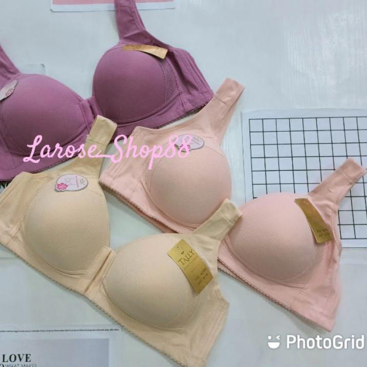 ○ Bh Tally 519 Kait Depan | Bra Kait Depan | Buka Depan Tally 519 Busa Tipis Tanpa Kawat Kait 4 ♩