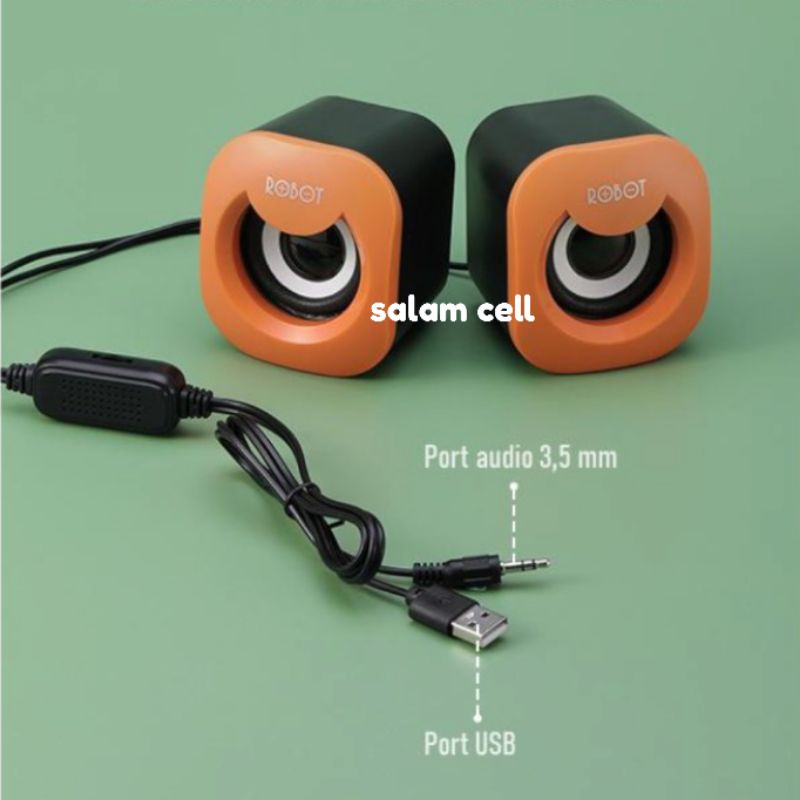 Speaker Laptop PC ROBOT RS180 Oiginal Garansi Resmi