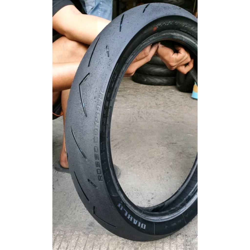 Unik Ban EX race Pirelli diablo corsa II ukuran 100 per 80 ring 17 Berkualitas
