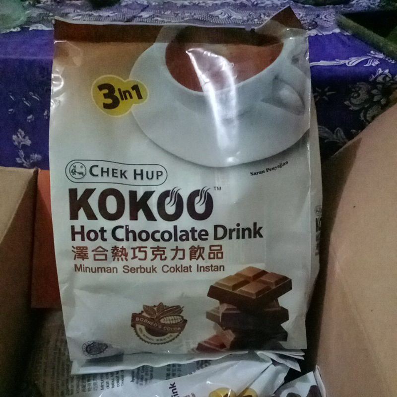 

3in1 check hup kokoo Hot Chocolate Drink