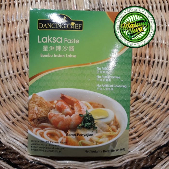 

Produk Terbaik - Dancing Chef Singapore Laksa Paste 100 Gram