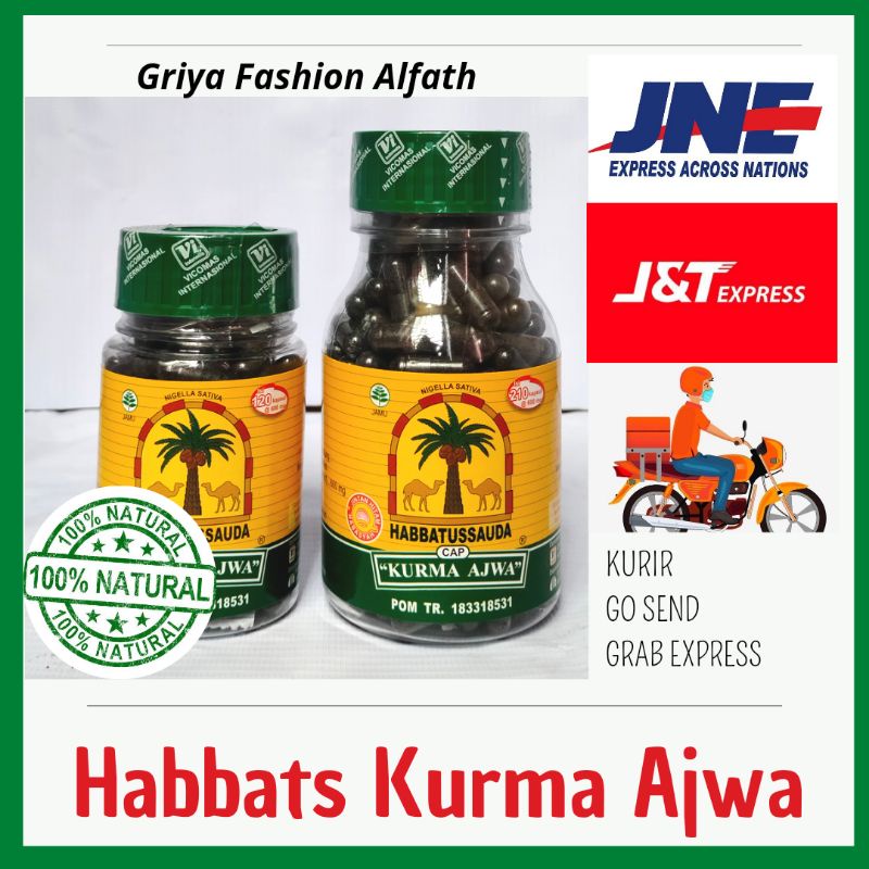 Jual Habbatussauda Cap Kurma Ajwa Habbassyifa Serbuk Kapsul