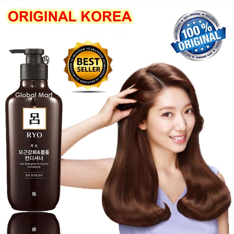 Ryo Hair Strengthener Shampoo Hair Loss Care 550ml | Perawatan Untuk Rambut Rontok ORIGINAL KOREA-RYO CONDITIONER