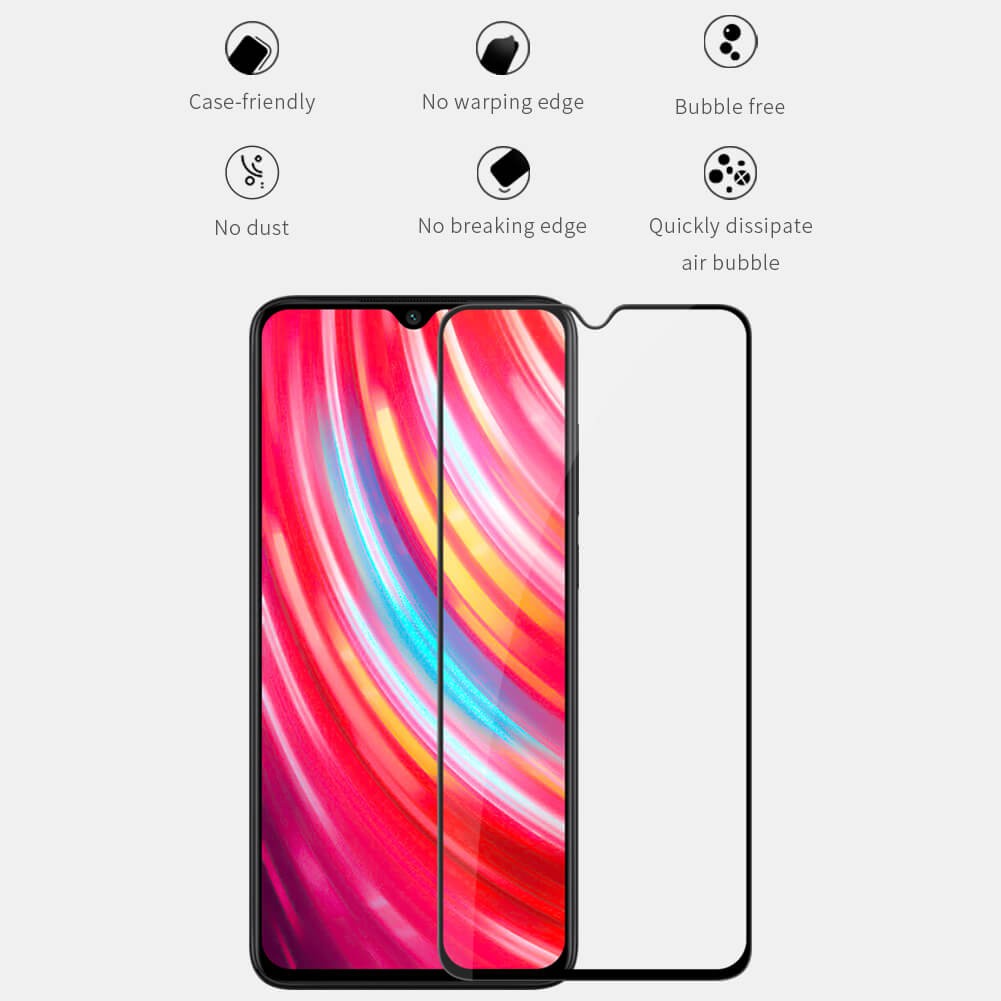 Tempered Glass XIAOMI Redmi Note 8 Pro Full Cover NILLKIN XD CP+ Max