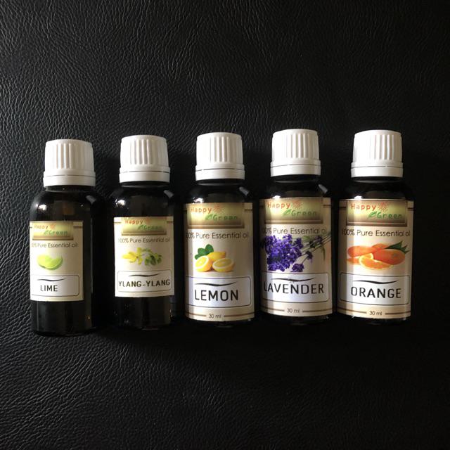 Happy Green Lime Essential Oil - Minyak Atsiri Jeruk Nipis Murni