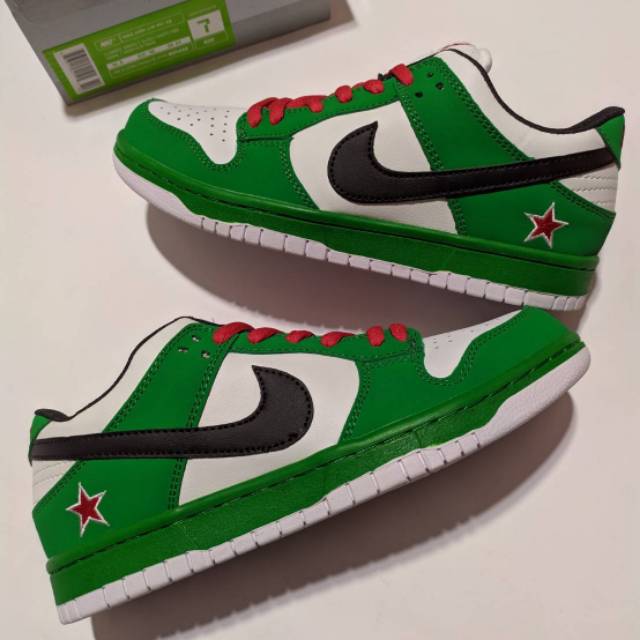 nike sb dunk low pro heineken