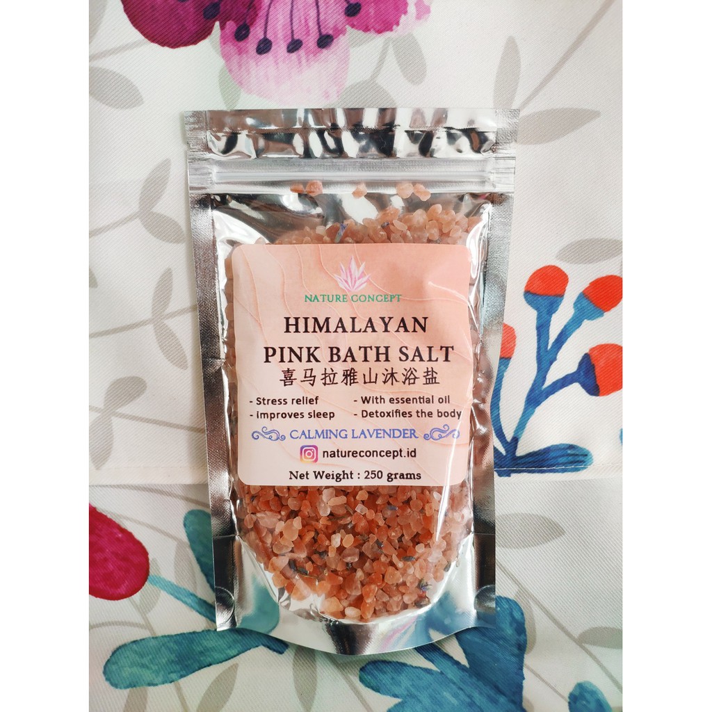 Himalayan Bath Salt - Garam Mandi Rendam Kaki Spa Aromatherapy 250 GR