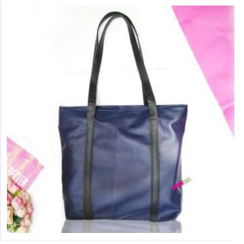 Tote Bag NEVV Navy Tas Wanita/ Tas Selempang/ Tas Bahu Wanita/ Tas Cewek/ Tas Murah