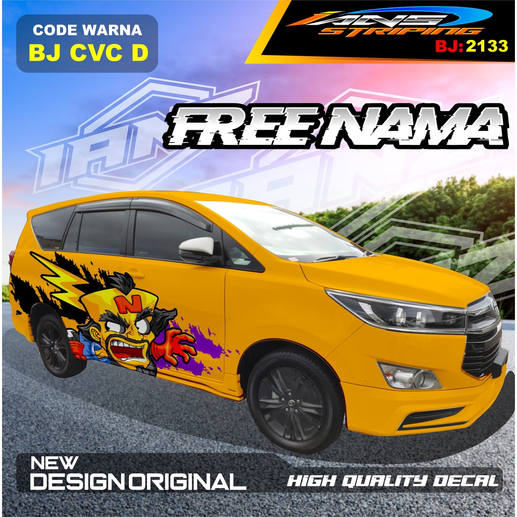 VARIASI MOBIL INNOVA REBORN / VARIASI STICKER MOBIL AVANZA  / STIKER MOBIL XENIA / DECAL STIKER MOBIL PAJERO SPORT