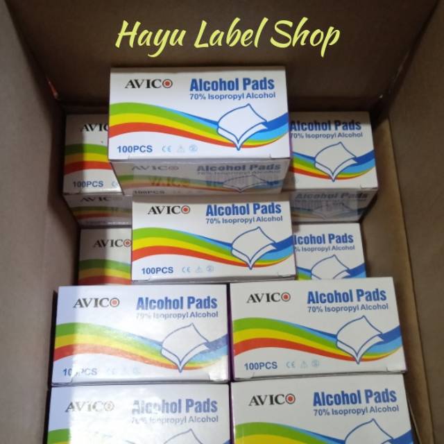 Tissue Alkohol Avico | Swab Alcohol Pads Avico