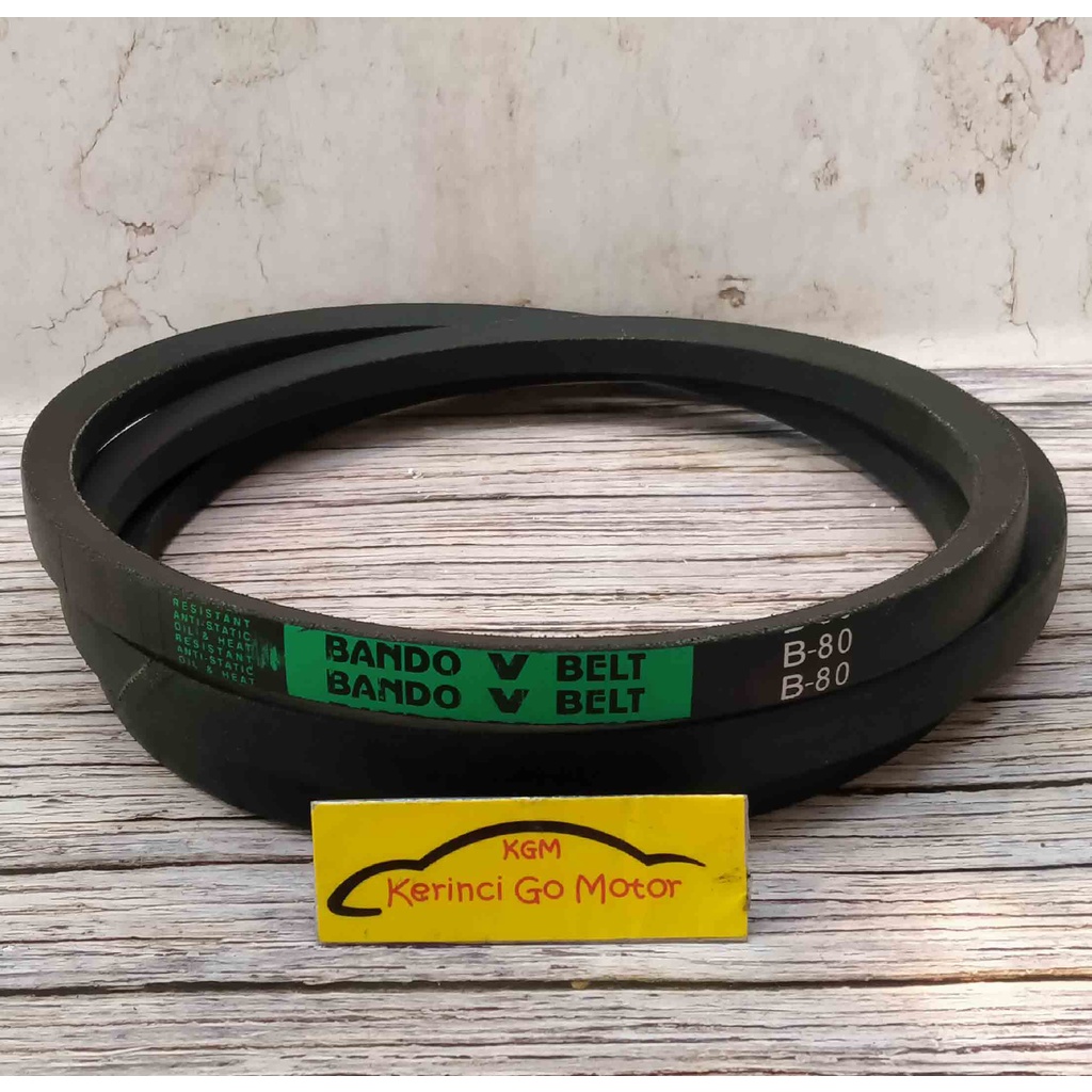 BANDO VAN BELT B-80 V BELT TALI KIPAS B80 FAN BELT VANBELT POLOS B-80