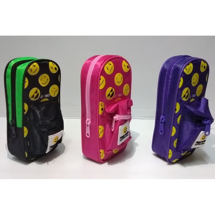 

Kotak Tempat Pensil ERICA Karakter " Happy Smile" - Ungu