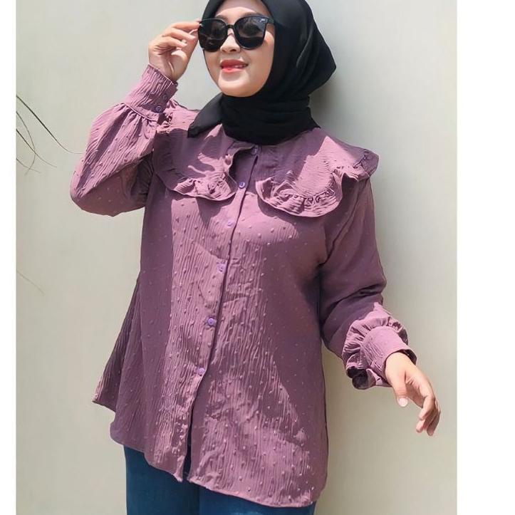 Barang Pilihan.. DARA BLOES URAGIRI~BLOES BAHAN Crinkle URAGIRI