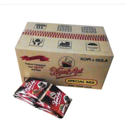 

Kopi Kapal api mix 10 sachet x 12 renceng / dus.