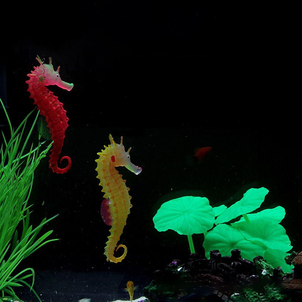 [Elegan] Buatan Hippocampus Lanskap Simulasi Lembut Hewan Tangki Ikan Dekorasi Bawah Air Aquarium Ornamen Aksesoris Aquarium