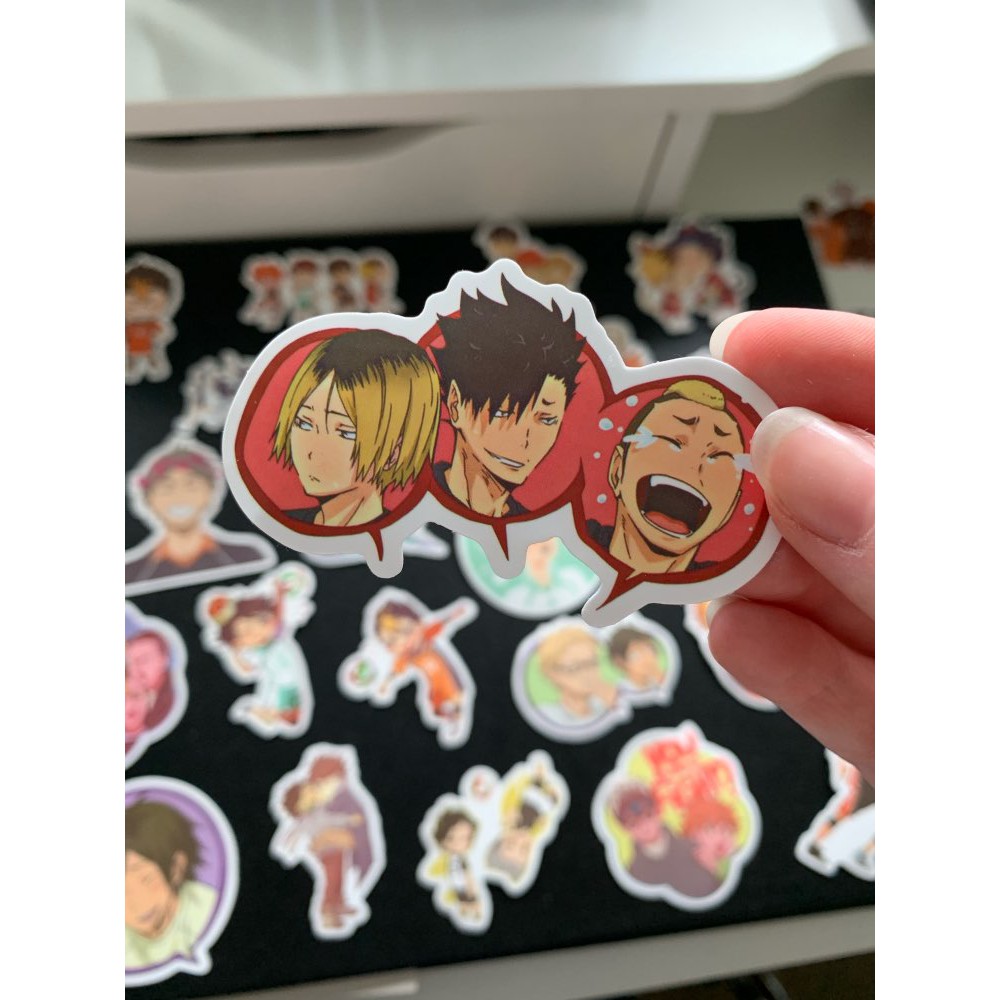 

Sticker Anime Haikyuu Haikyu Murah Waterproof High Quality