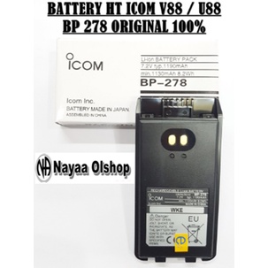 BATRE HT ICOM IC V88 U88 BP 278 ORIGINAL BATTERY ICOM BP278 BATRE ORI