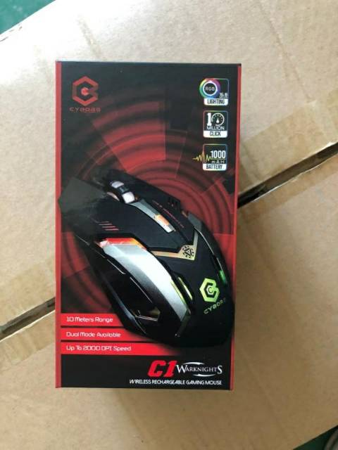 Cyborg C1 Warknights Gaming Mouse Wireless Rechargeable