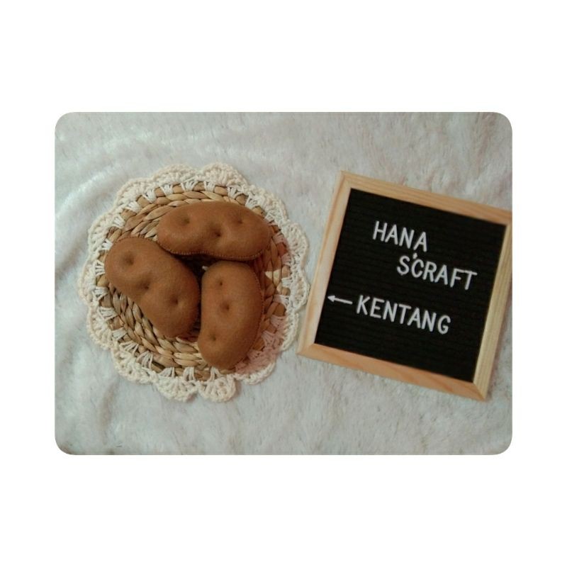 ( BISA COD ) SAYUR DAN BUAH MAINAN ANAK BAHAN FLANEL