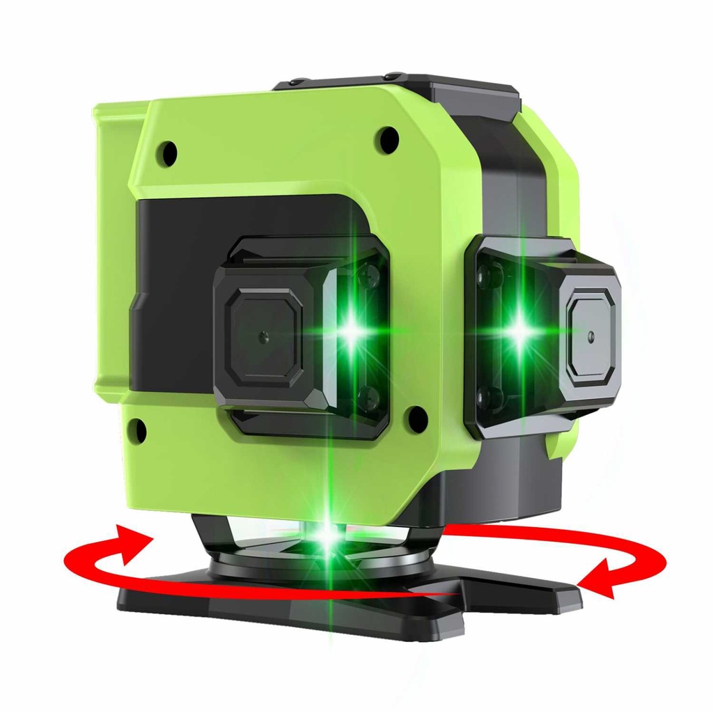 Self Leveling Projector Green Laser 3D 12Line 360 Degree