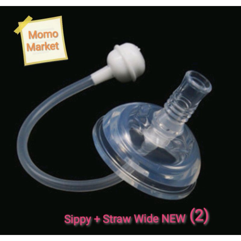 Sedotan Pengganti Nipple Straw Replacement Botol Susu Wide Neck