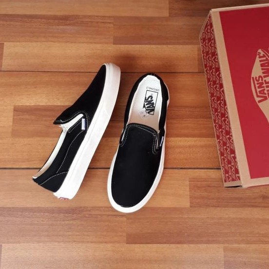 Vans Slip On OG Black White Waffle DT