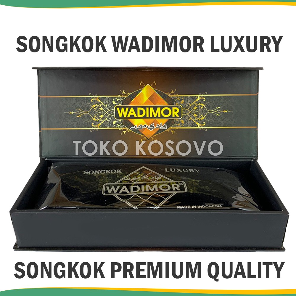 GROSIR (10 Pcs) Songkok Premium WADIMOR LUXURY Tinggi 9 ORIGINAL Peci Solat Hitam Mewah Pria Dewasa Kopiah Sholat Anak Laki Santri Pesantren Polos Kopyah Haji Beludru Pendek Motif Warna Putih Full Bludru Bordir Batik NU Kopeah Bulat Shalat Nasional Ori