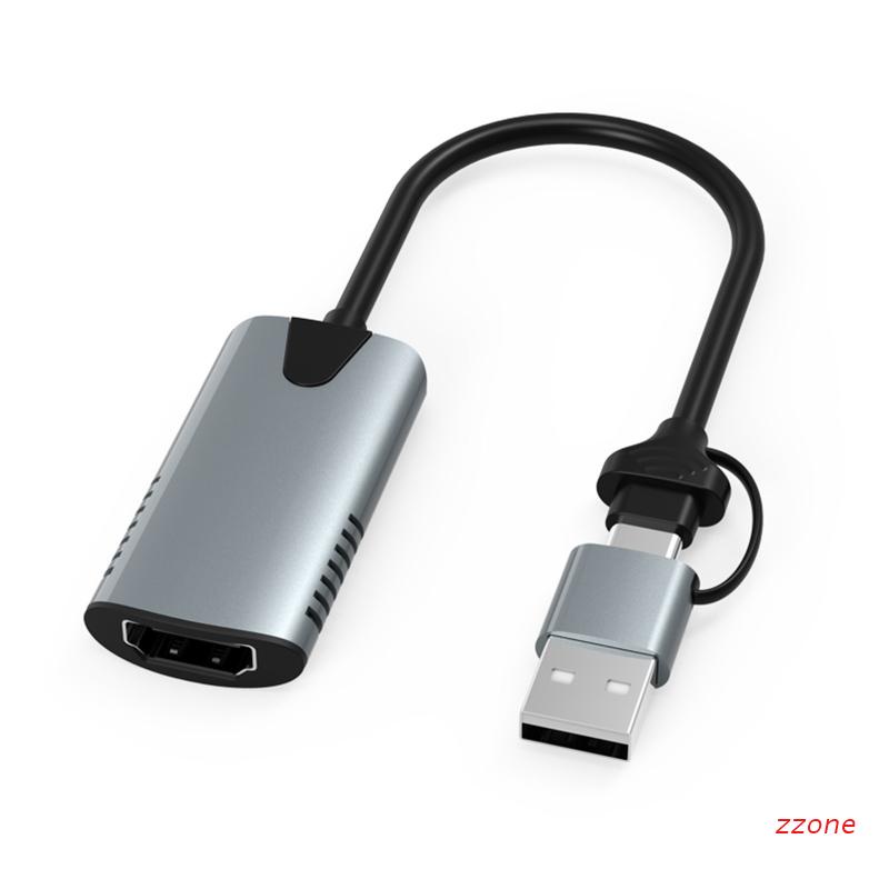 Zzz Kabel Adapter USB Tipe-C Ke 4K 1080P60 Untuk Gaming / Live Streaming