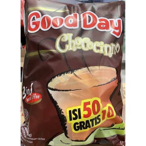 

Kopi Good Day Chococinno 1 Pak Isi 60 Sct @20Gram - Good Day Cokelat