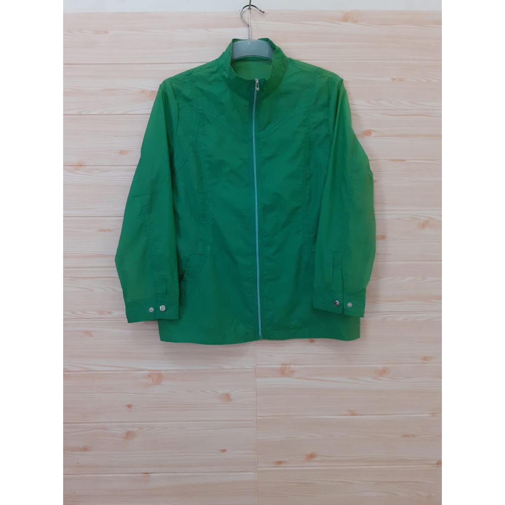 PAT (HIJAU TUA) - Jaket Running second ORIGINAL