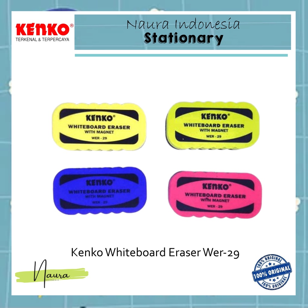 

PENGHAPUS WHITEBOARD KENKO WER-29 | PENGHAPUS PAPAN TULIS WER-29