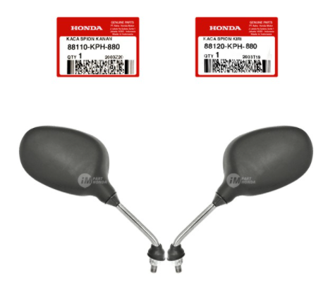 *' TERMURAH spion ORIGINAL karisma (1 set kanan kiri) 88110-KPH-880 88120-KPH-880