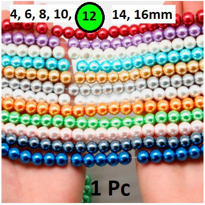 Mutiara Sintetis (Mutiara Berat) Uk 12mm Harga/String
