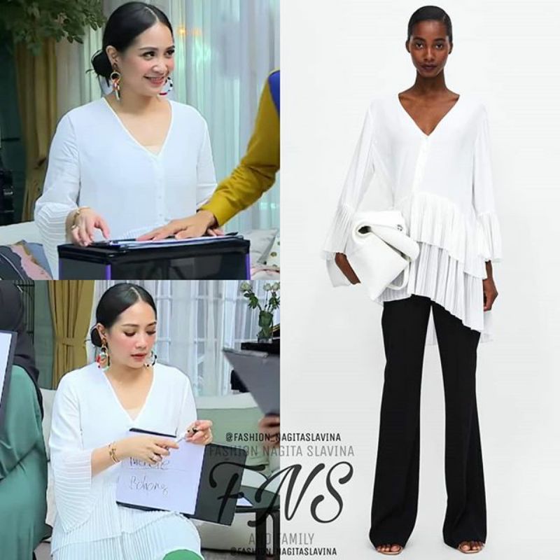 zara dress nagita slavina bekas second preloved