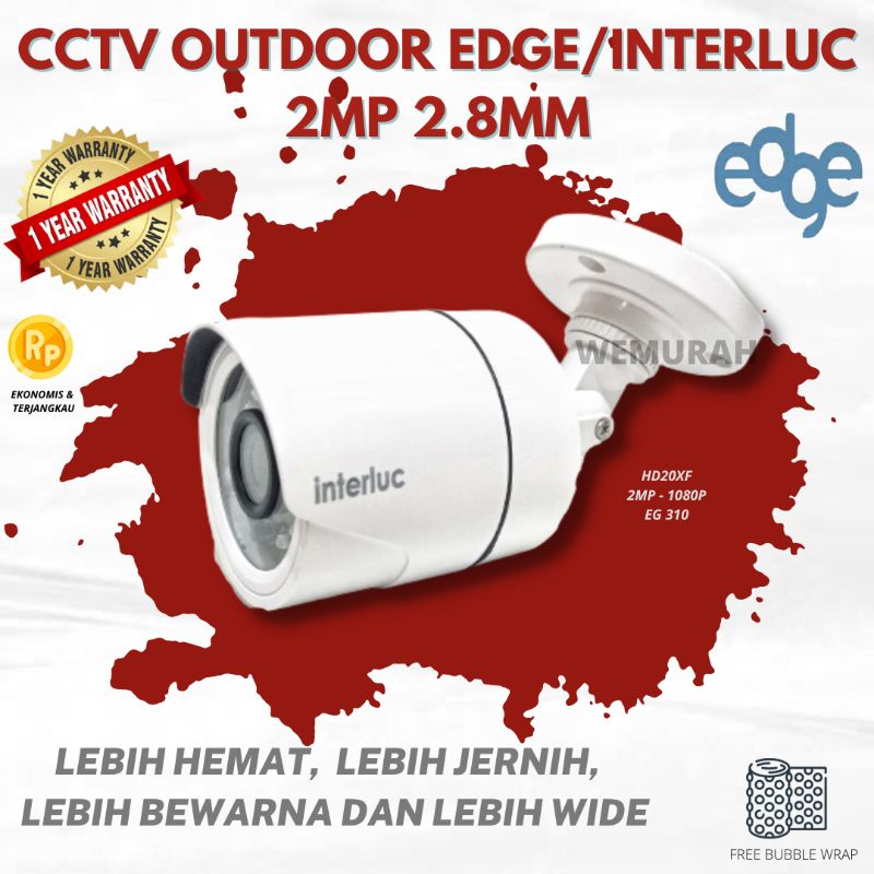 CCTV Indoor &amp; Outdoor 2MP EDGE - Kamera Pengintai HD1080P