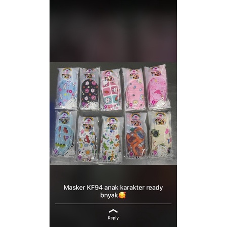 masker kf94 anak karakter