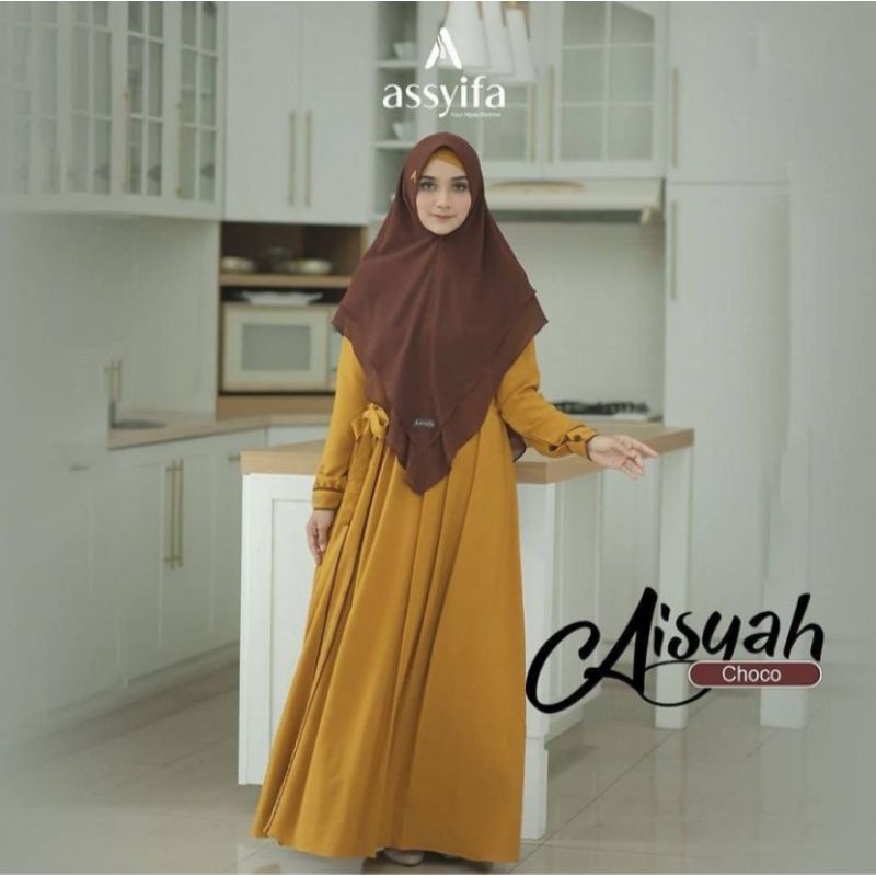 Dress Aisyah Series by Assyifa / Gamis Aisyah Series / Gamis Original Murah